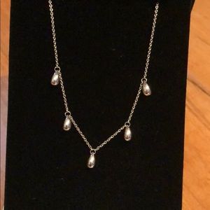 Tiffany Elsa Peretti 5 teardrop necklace